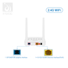 1 * Perangkat GE 2.4G WiFi Putih 4 Xpon Onu