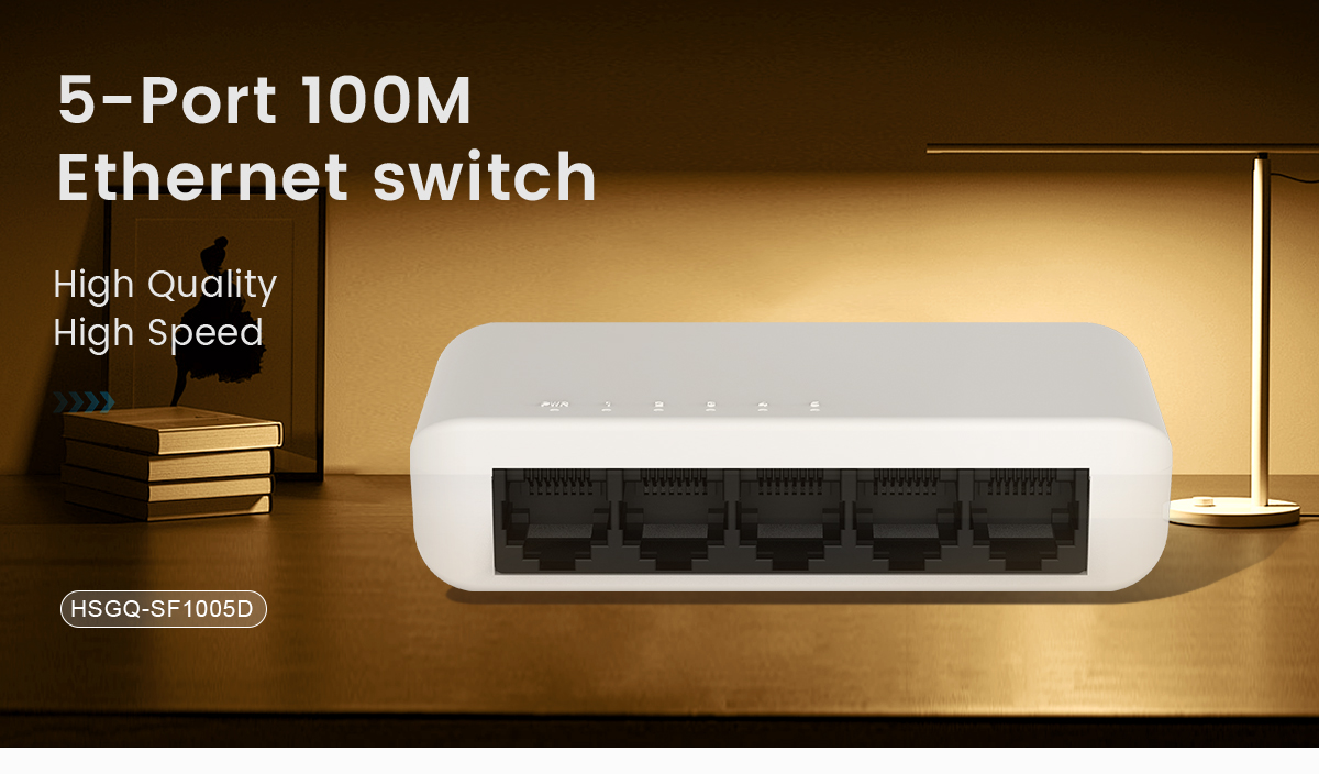 Sakelar Ethernet 5-Port 100M-1