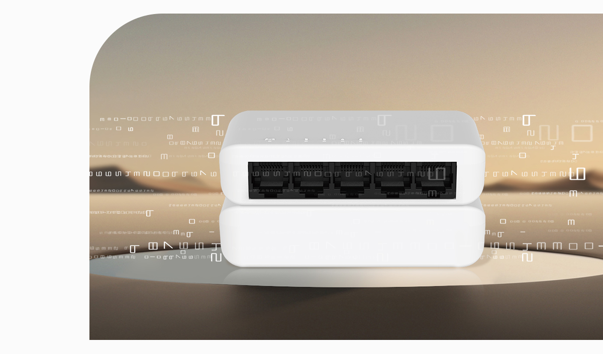 Sakelar Ethernet 5-Port 100M-5