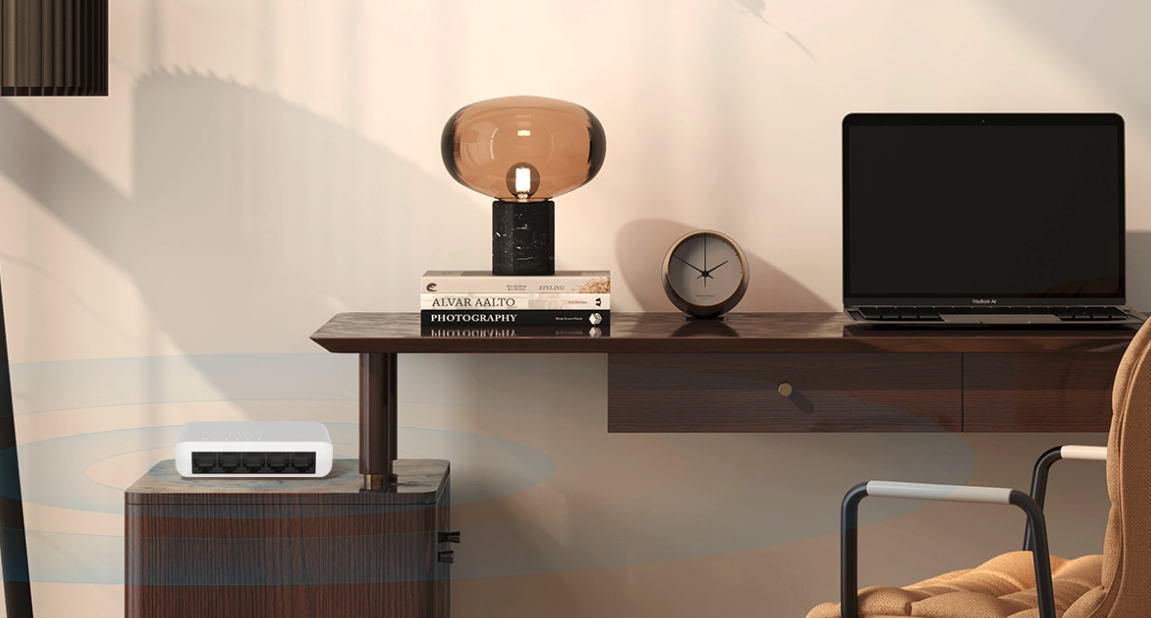 Mini Ethernet Switch Sakelar Ethernet Mini