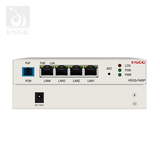 4 * port PoF ONU Fiber untuk Rumah
