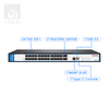 Sakelar Pusat Data SFP Port 10G*24 
